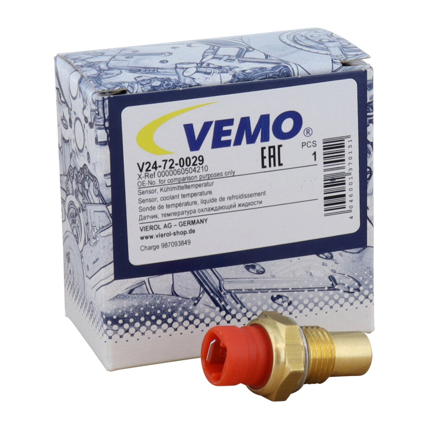 VEMO Sensor, coolant temperature V24-72-0029