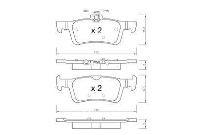 VAICO Brake Pad Set, disc brake V25-2113