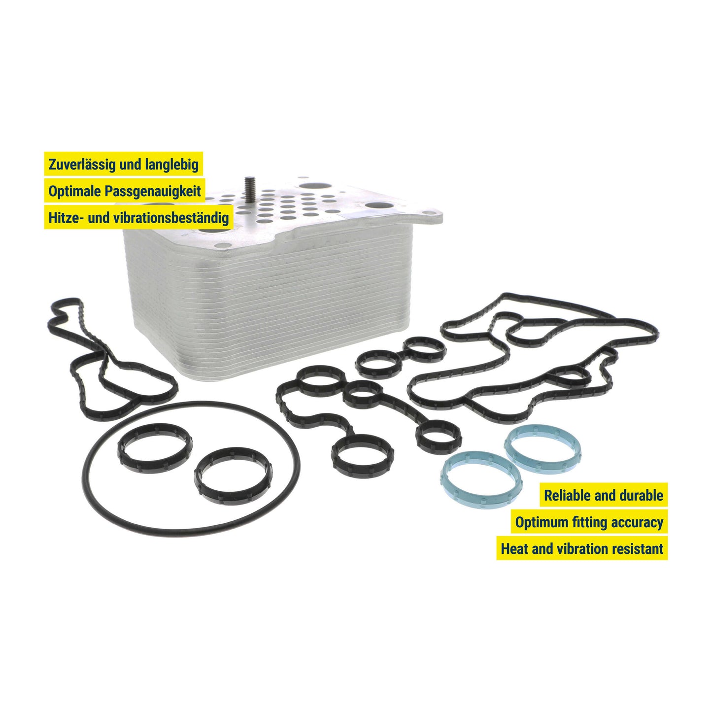 VEMO Oil Cooler, engine oil V25-60-0042