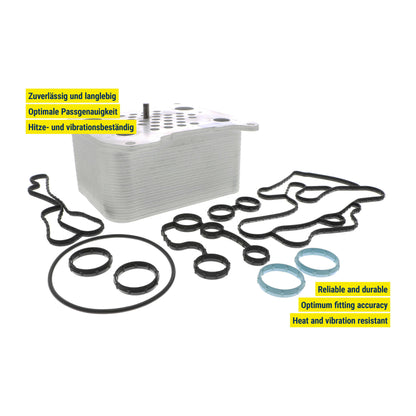 VEMO Oil Cooler, engine oil V25-60-0042