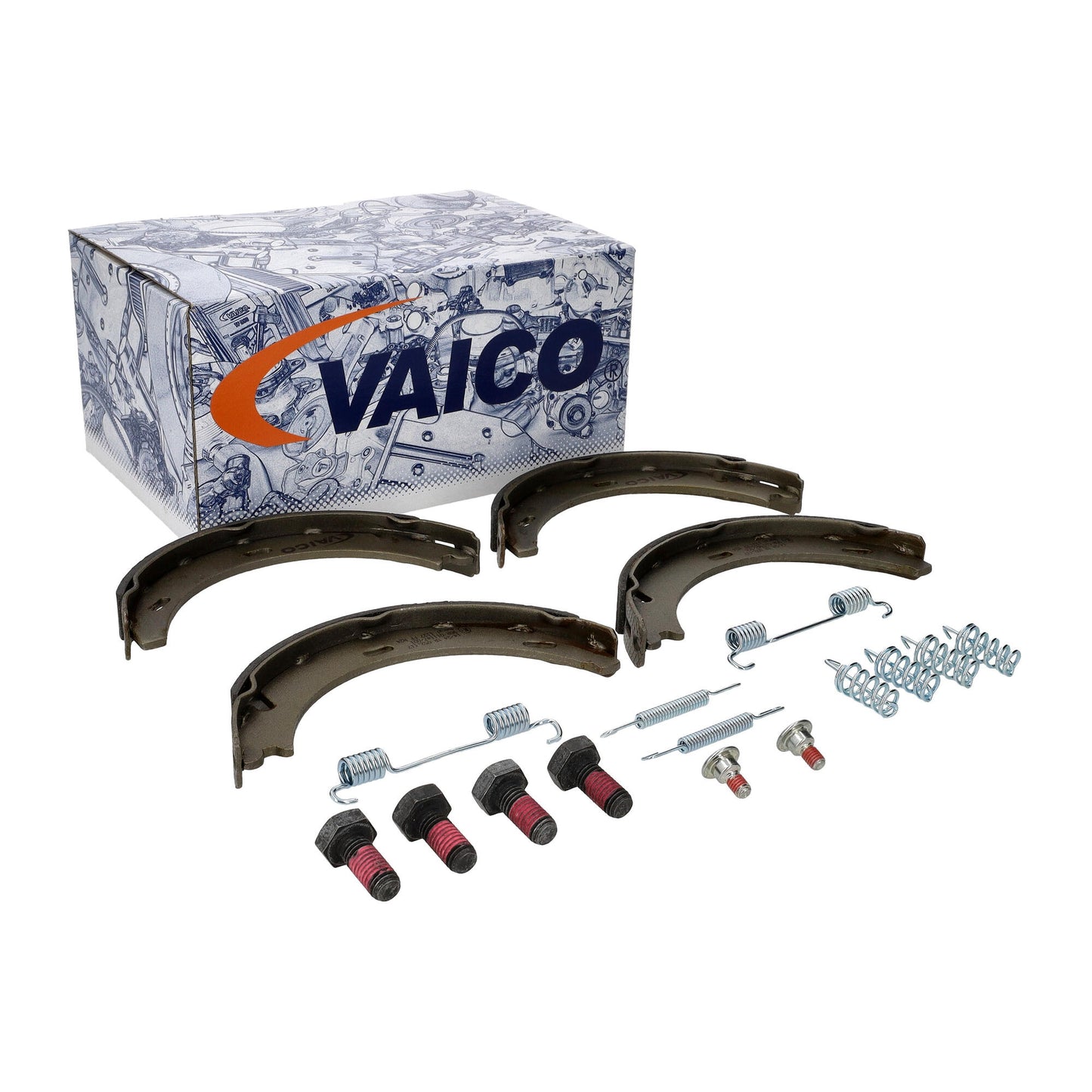 VAICO Brake Shoe Set, parking brake V30-0490