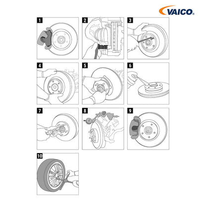 VAICO Brake Kit, disc brake V40-1614