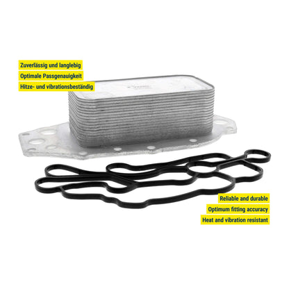 VEMO Oil Cooler, engine oil V48-60-0020