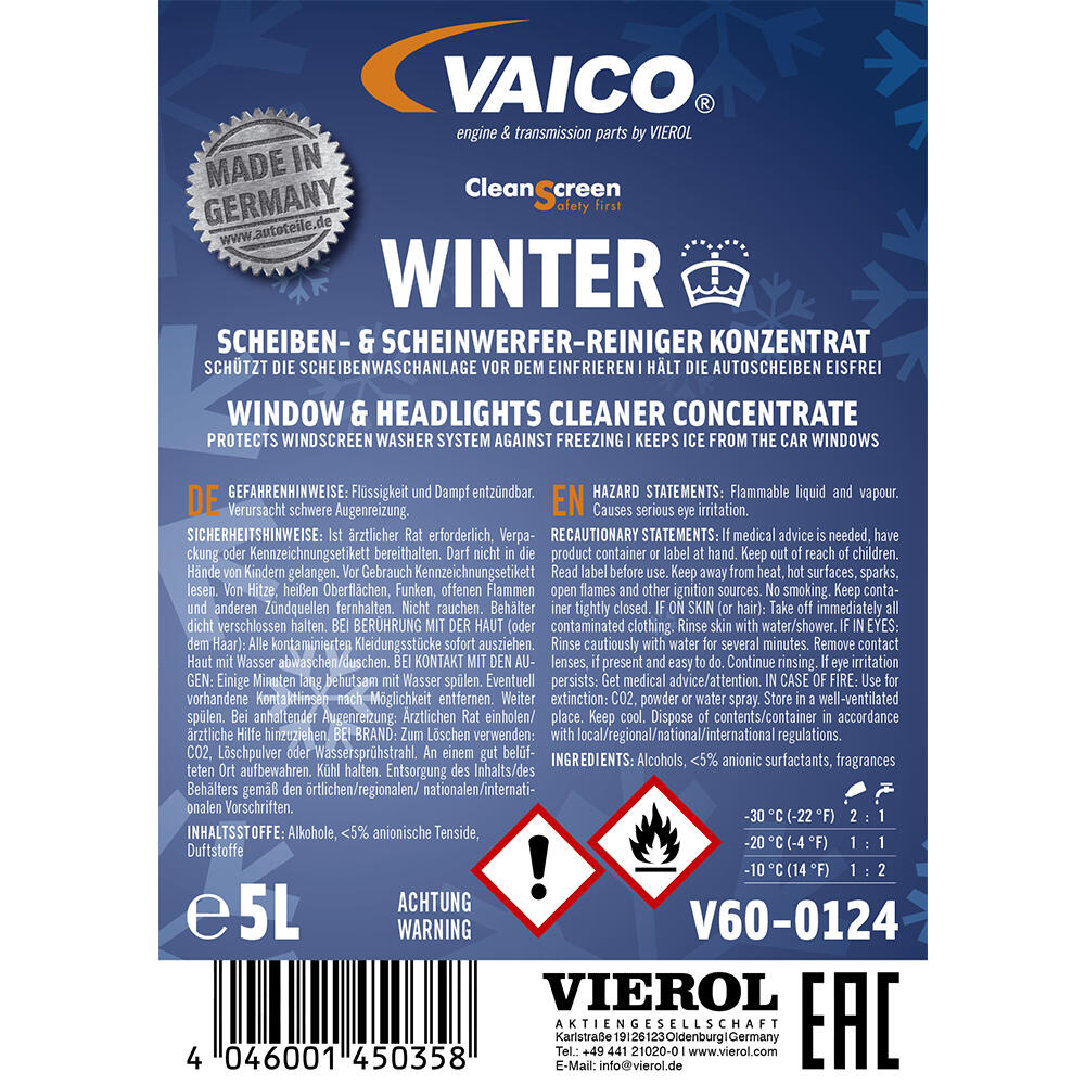 VAICO Cleaner, window cleaning system V60-0124