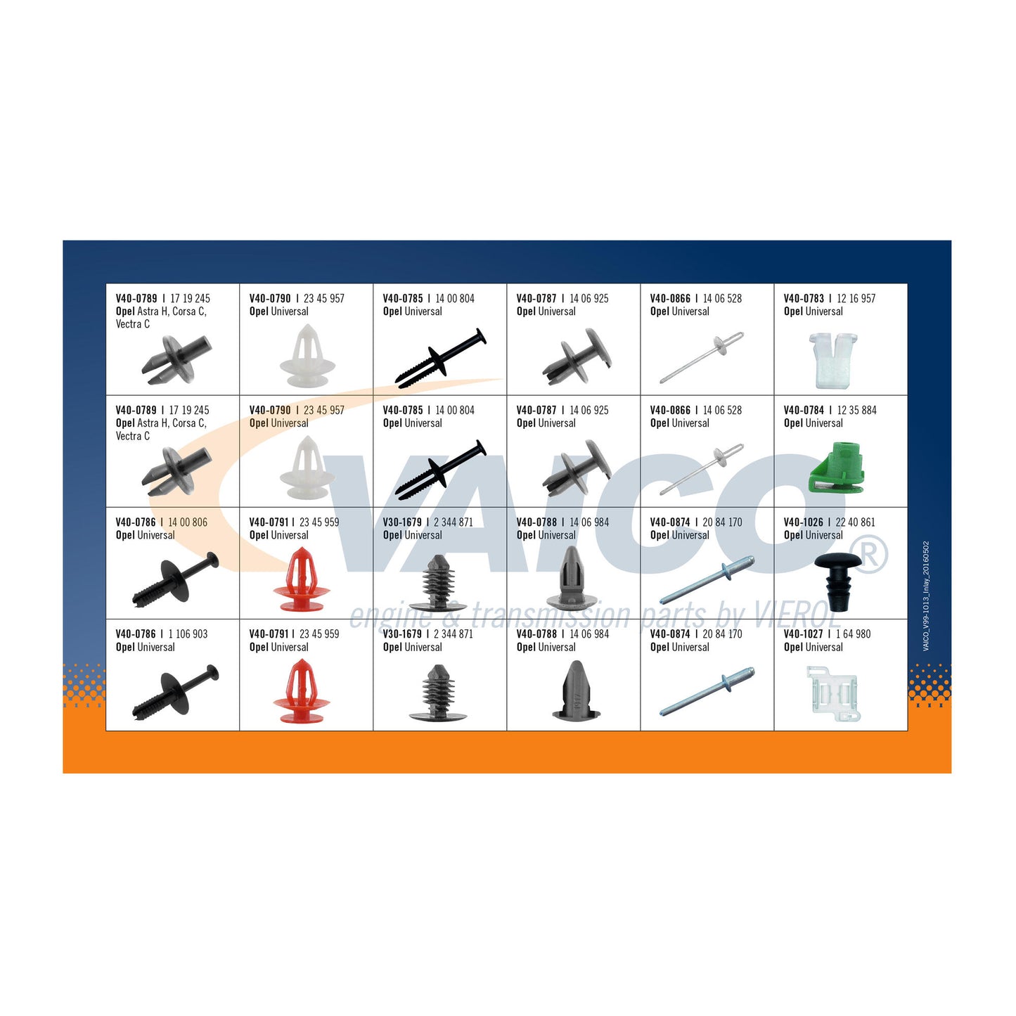 VAICO Assortment, fasteners V99-1013