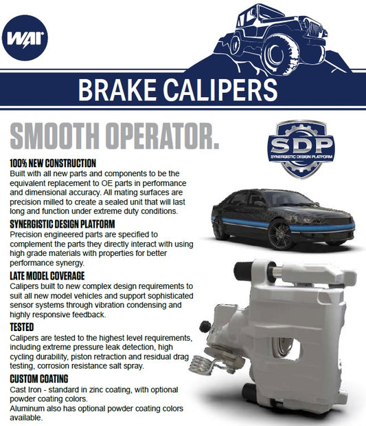 WAI Brake Caliper Front Right BC9904
