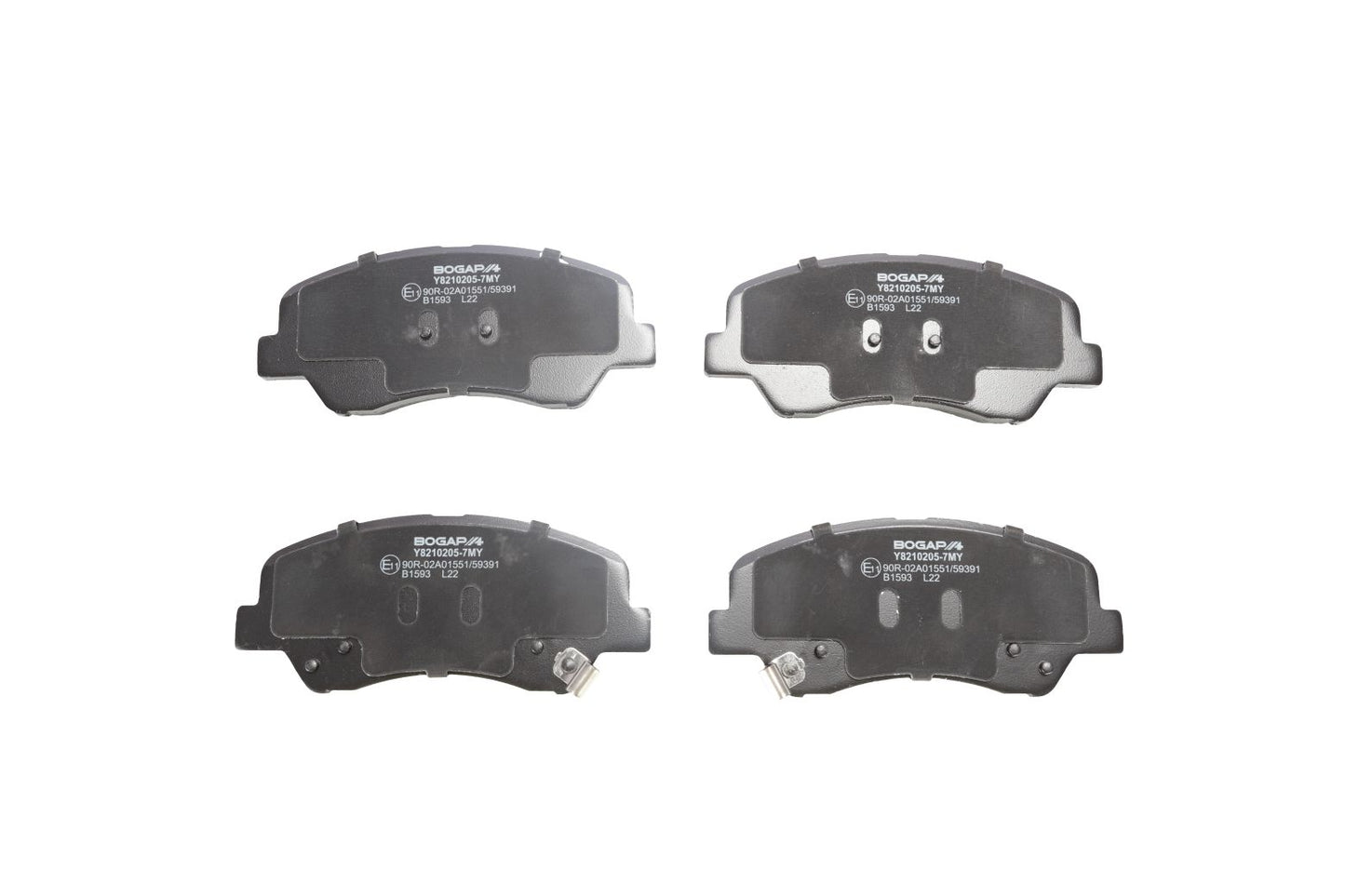 BOGAP Premium Brake Pad Set for disc brake Y8210205