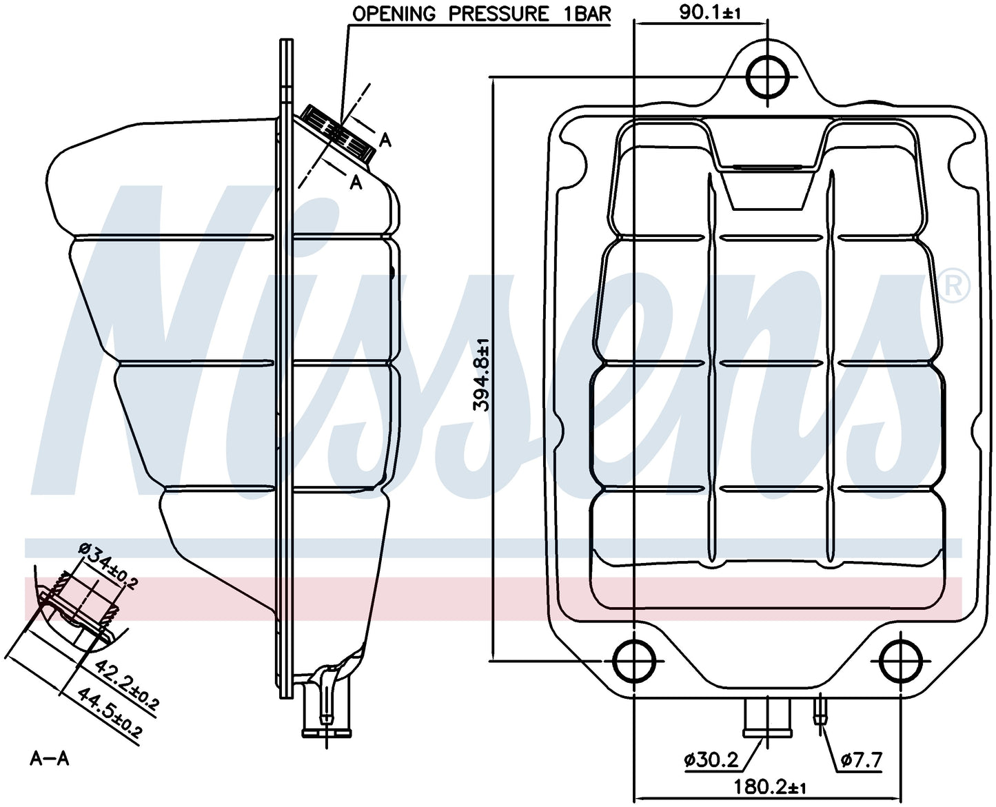 NISSENS Coolant Expansion Tank 996055