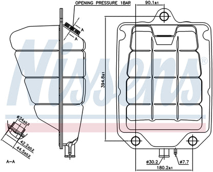 NISSENS Coolant Expansion Tank 996055