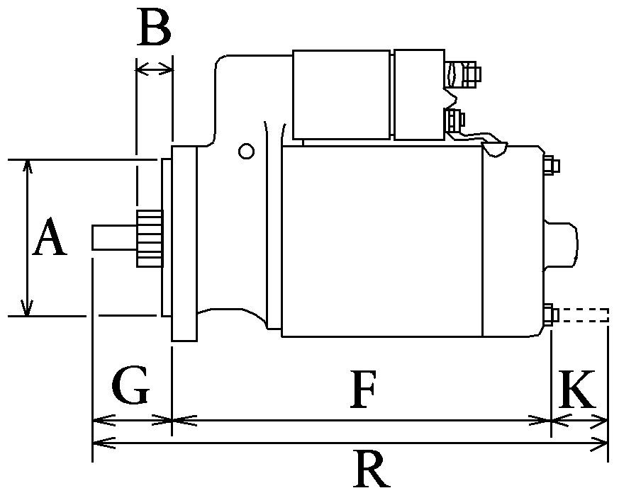 HC Cargo Starter Motor for Audi A3/VW Golf 1.7kW 113509