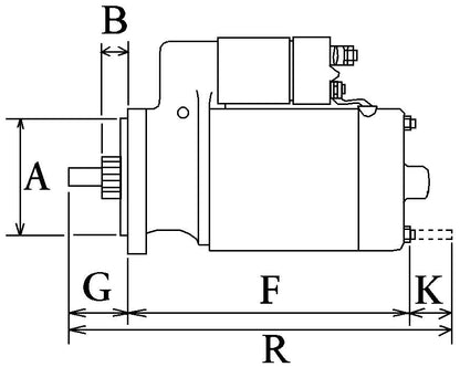 HC Cargo Starter Motor for Audi A3/VW Golf 1.7kW 113509