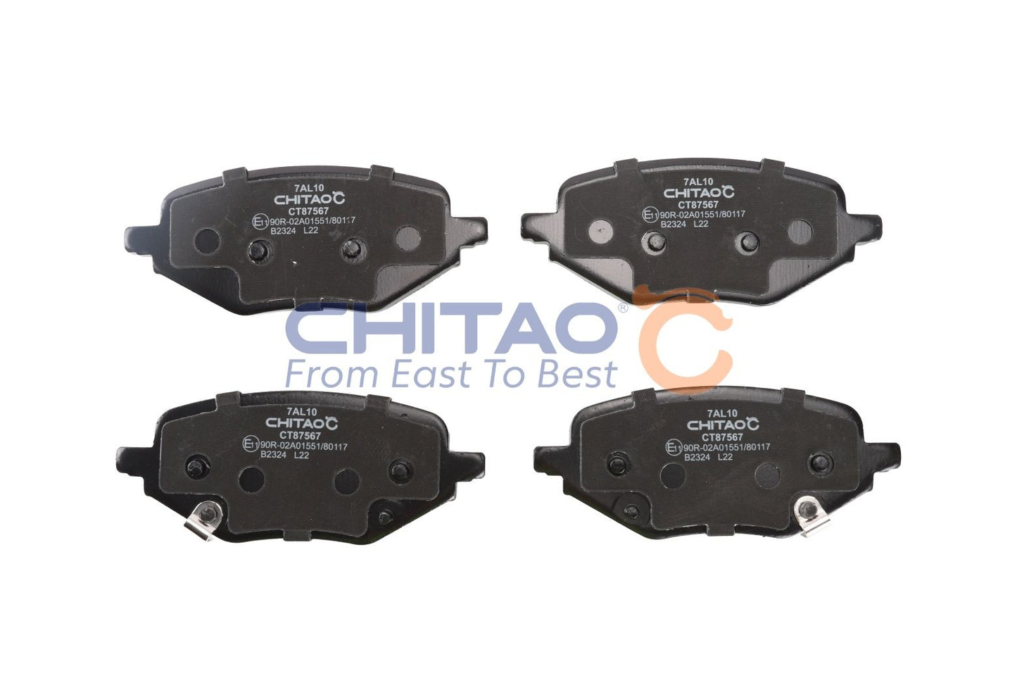 CHITAO Premium Brake Pad Set for disc brake CT87567
