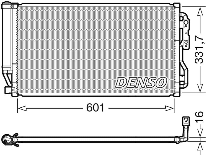 Denso Aircon Condenser DCN05035