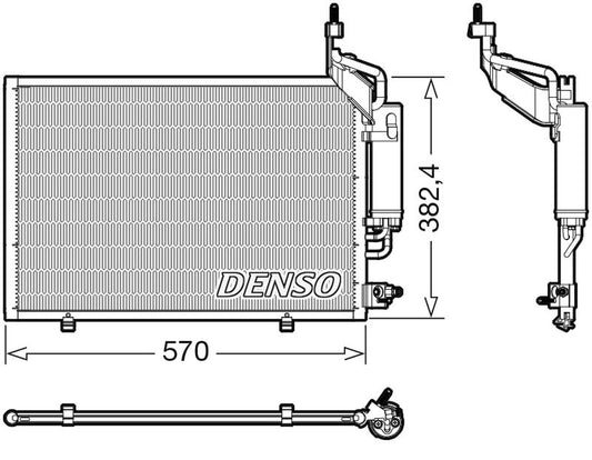 Denso Aircon Condenser DCN10050