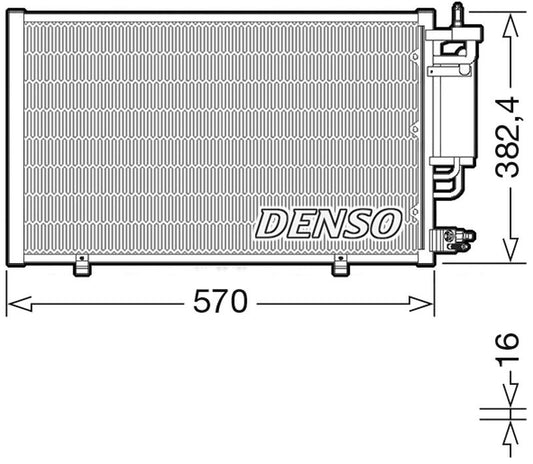 Denso Aircon Condenser DCN10051