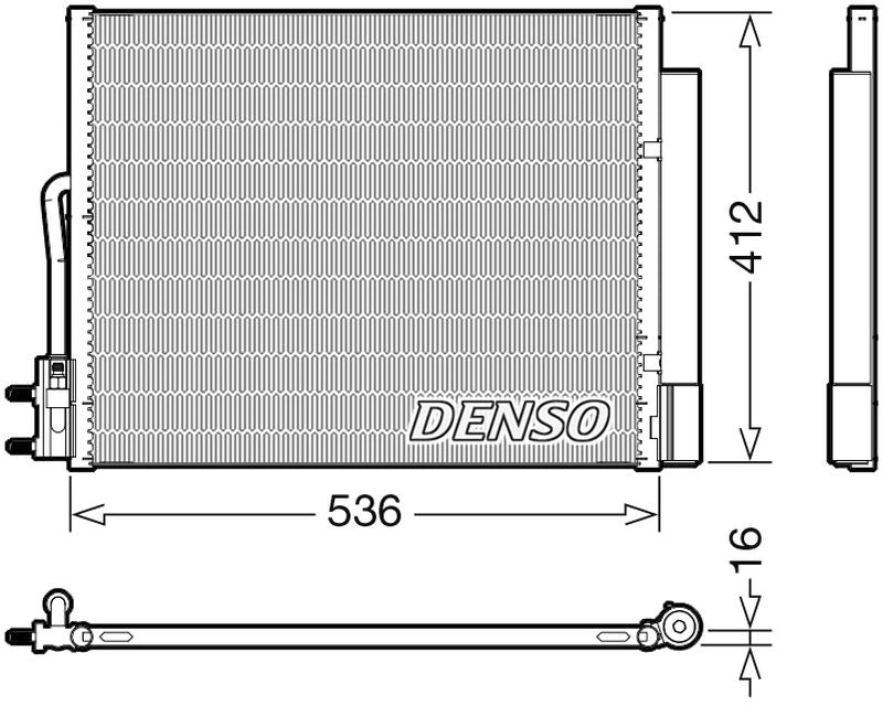 Denso Aircon Condenser DCN20043
