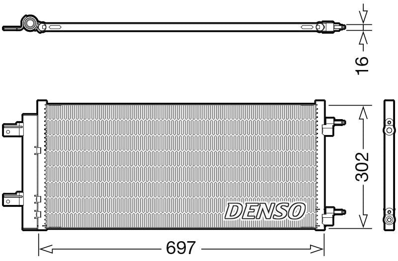 Denso Aircon Condenser DCN20044