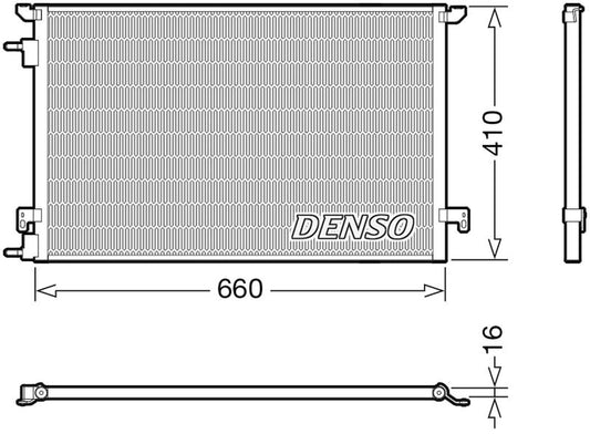 Denso Aircon Condenser DCN20045