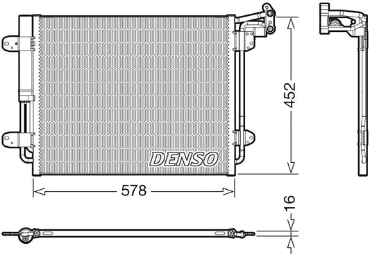Denso Aircon Condenser DCN32067