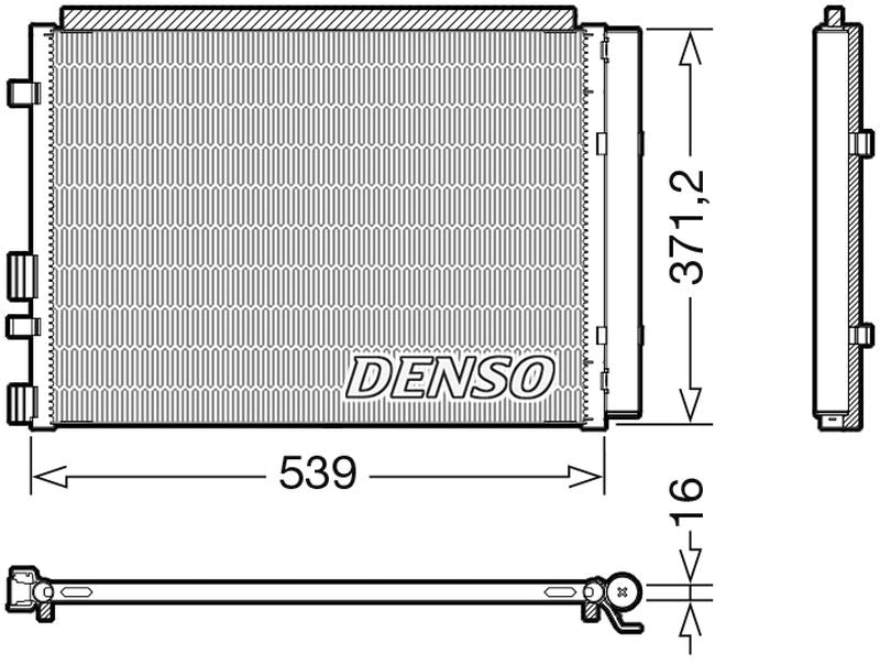 Denso Aircon Condenser DCN41016