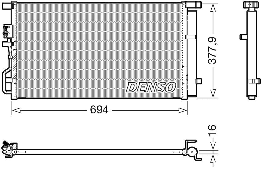 Denso Aircon Condenser DCN41019
