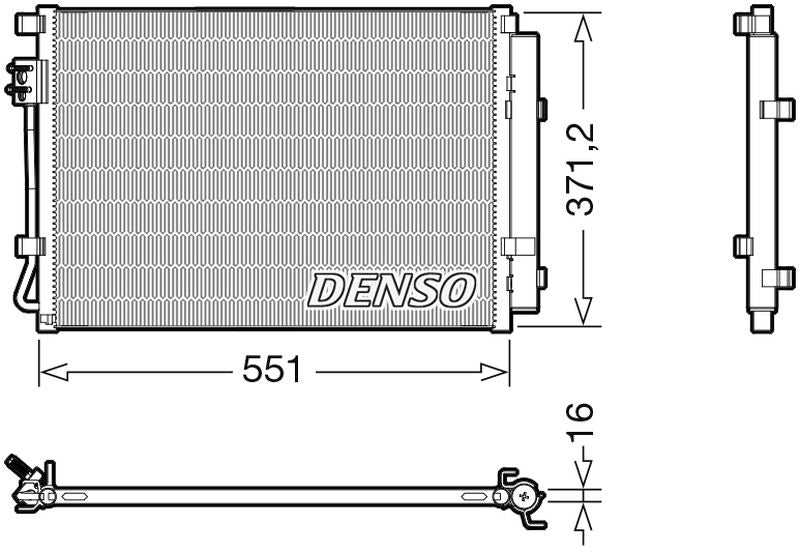 Denso Aircon Condenser DCN41022