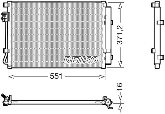 Denso Aircon Condenser DCN41022