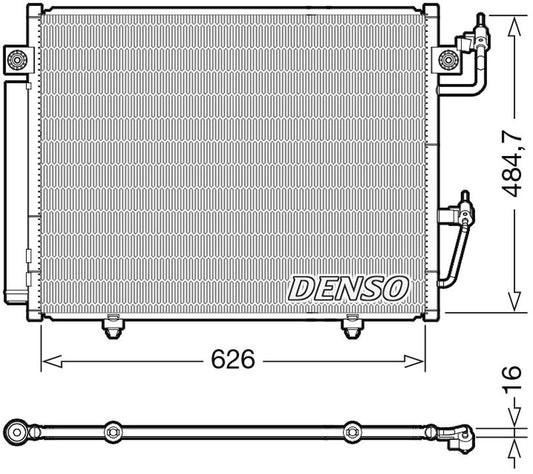 Denso Aircon Condenser DCN45009