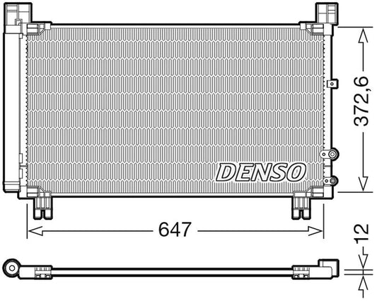 Denso Aircon Condenser DCN50053