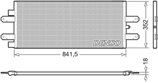 Denso Aircon Condenser DCN99053