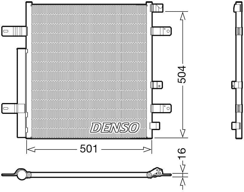 Denso Aircon Condenser DCN99054