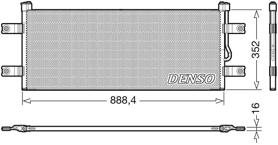 Denso Aircon Condenser DCN99068