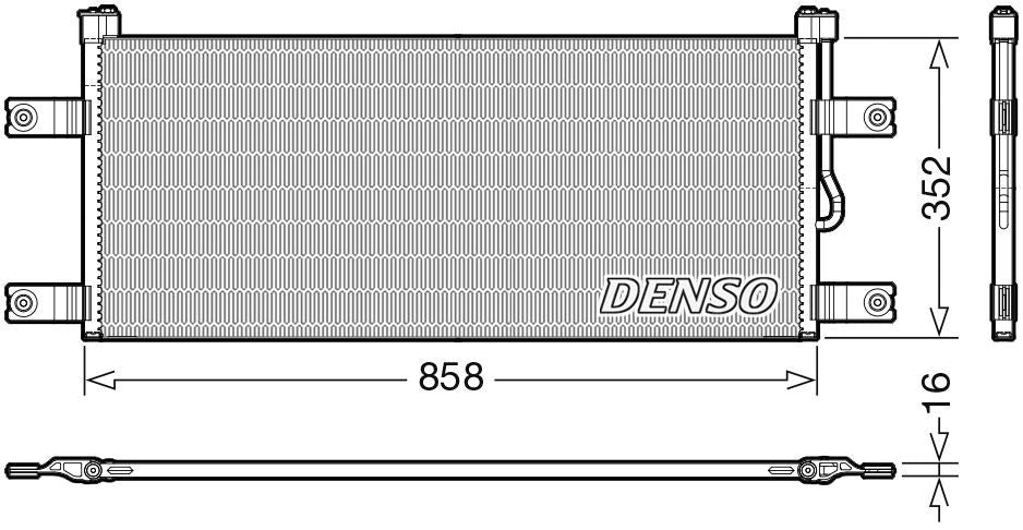 Denso Aircon Condenser DCN99069