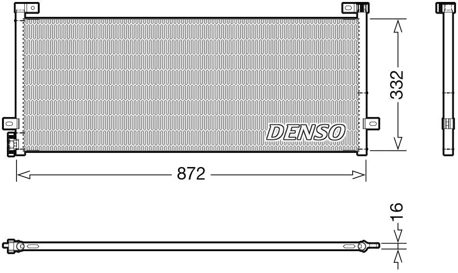 Denso Aircon Condenser DCN99072