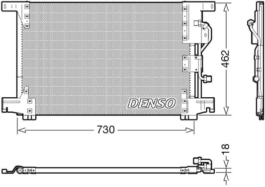Denso Aircon Condenser DCN99073