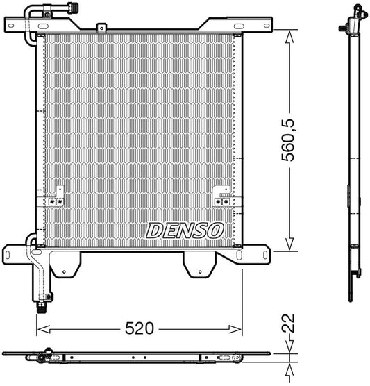 Denso Aircon Condenser DCN99074