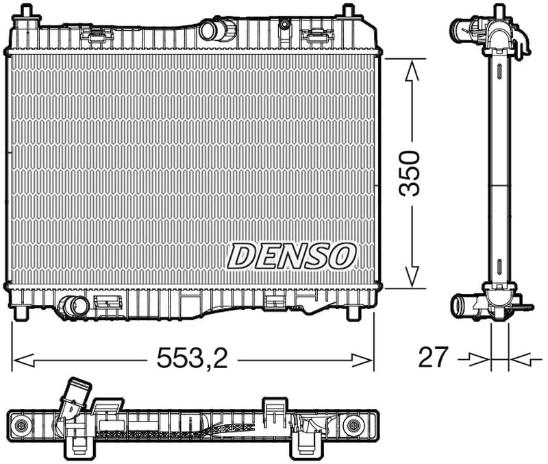 Denso Radiator DRM10116