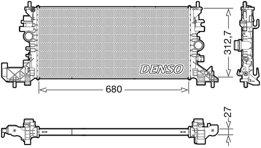 Denso Radiator DRM20118