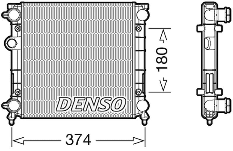 Denso Radiator DRM22003