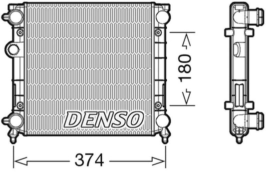 Denso Radiator DRM22003
