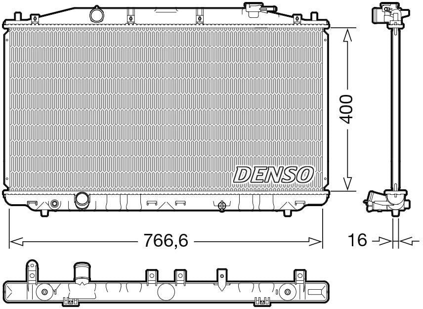 Denso Radiator DRM40051