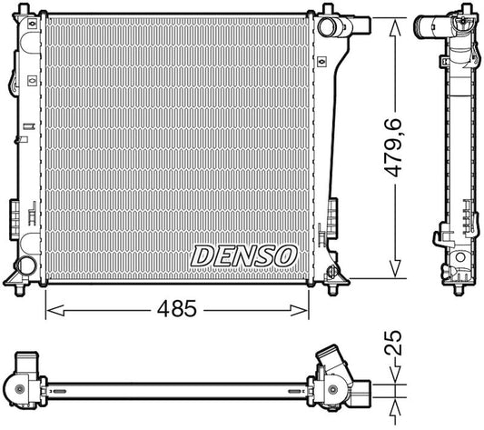 Denso Radiator DRM41020
