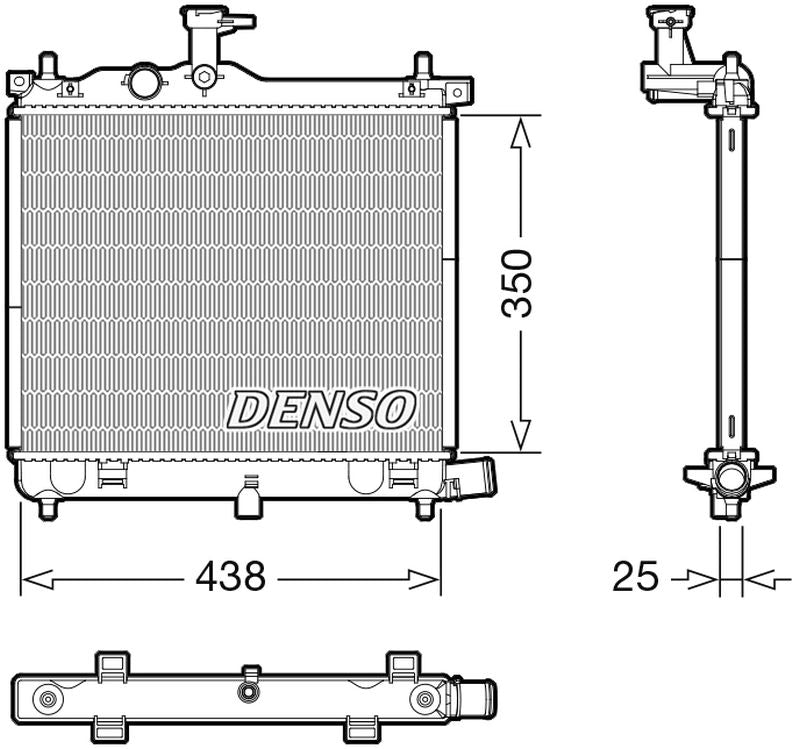 Denso Radiator DRM41021