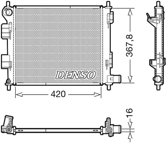 Denso Radiator DRM41022