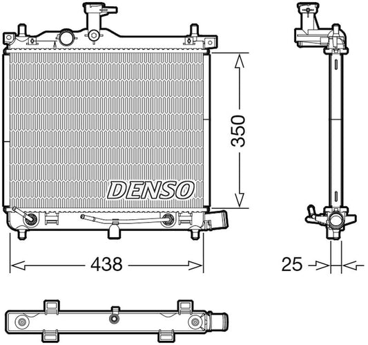 Denso Radiator DRM41023