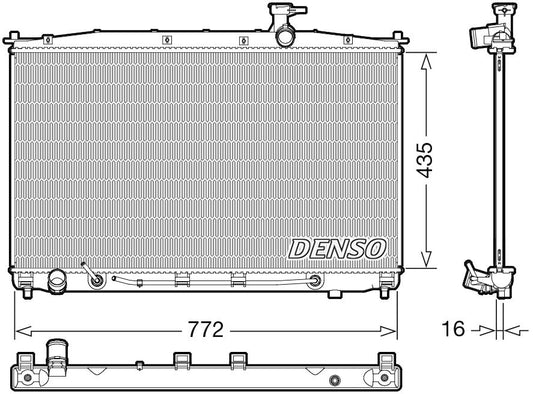 Denso Radiator DRM41024