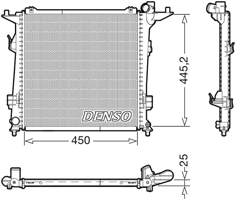 Denso Radiator DRM43006