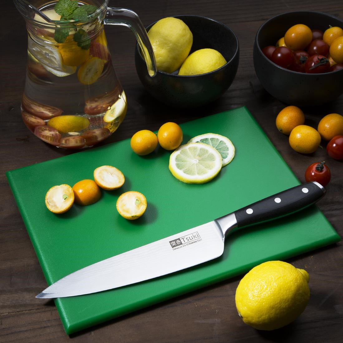 Hygiplas High Density Green Chopping Board Small - HC865