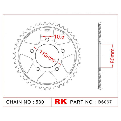 RK Standard Kit Triumph 955 Tiger 01-04 [3505256RK]