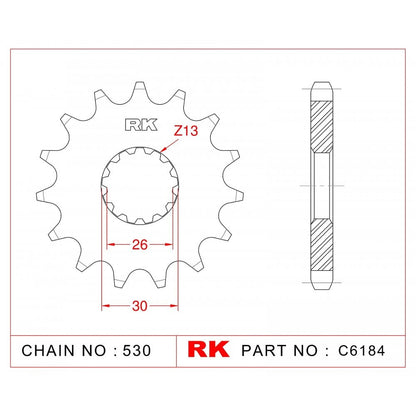 RK Standard Kit Triumph 955 Tiger 01-04 [3505256RK]